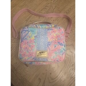 Lilly Pulitzer Lunch Bag With Adjustable Strap Handle Pink Lilly Pulitzer Snack